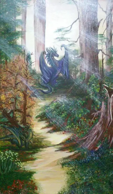 Forest Dragon, painting by Linda Anne Ehlers