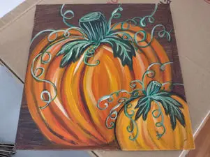 Harvest Pumpkins, painting by Linda Anne Ehlers