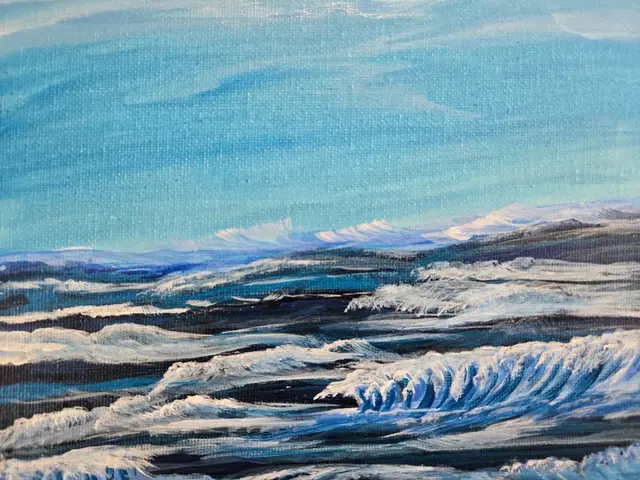 Ocean Waves, painting by Linda Anne Ehlers