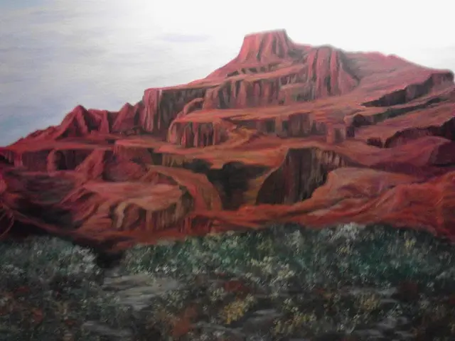 Red Rock Butte, painting by Linda Anne Ehlers
