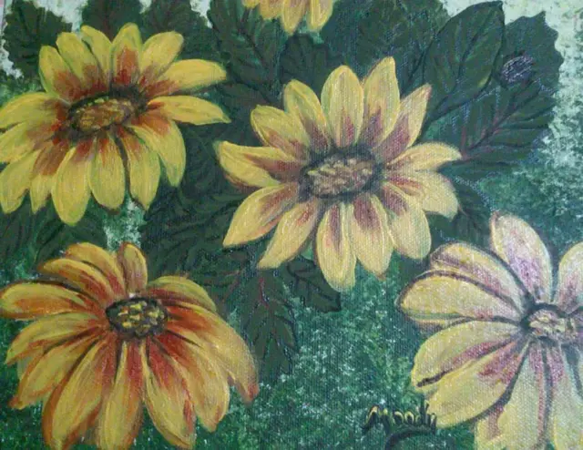 Sunflower Garden, painting by Linda Anne Ehlers